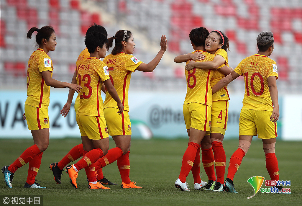 女足亚洲杯中国3-0菲律宾 连战连胜提前锁定世