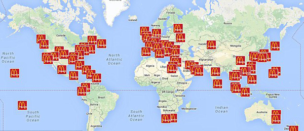 加男子成快餐狂粉 吃遍53个国家麦当劳- Micro