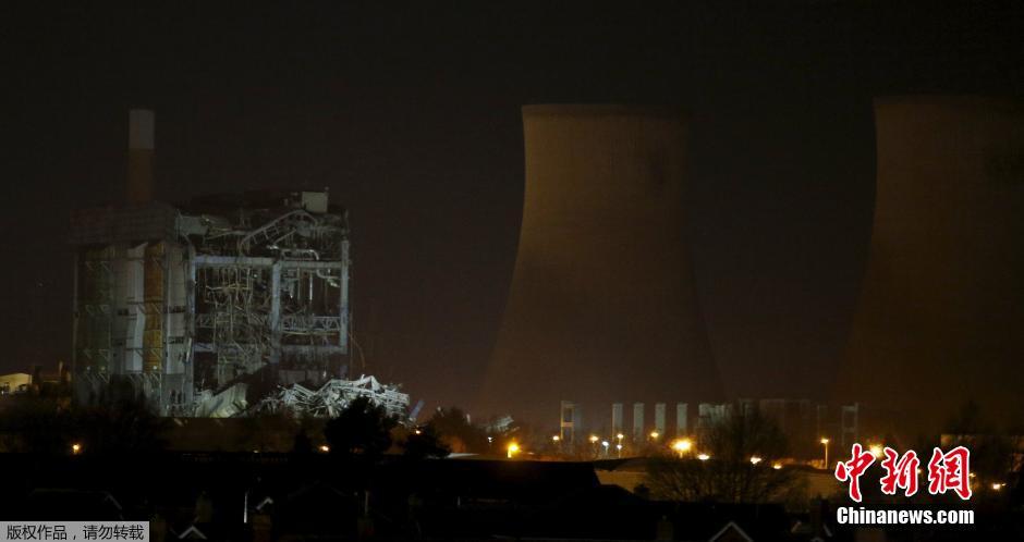 英国一座发电站发生坍塌事故 1死5伤3人失踪