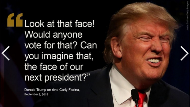 CNN网站首页批特朗普：嘴脸这么丑怎配当总统