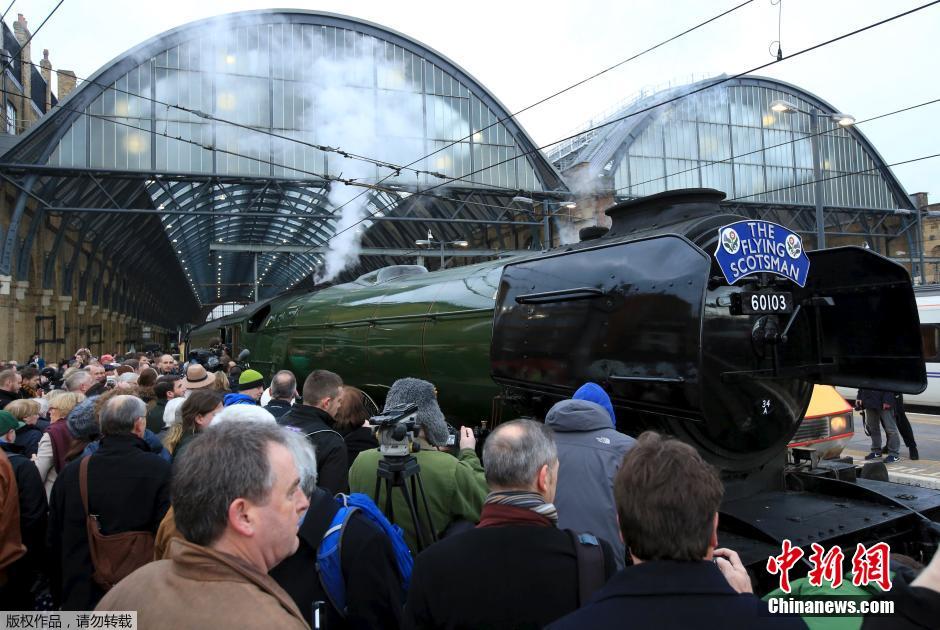 英国著名蒸汽机车“苏格兰飞人”重见天日