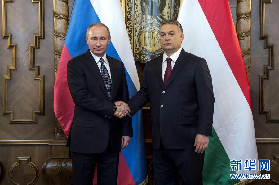 俄罗斯总统普京访问匈牙利高清组图