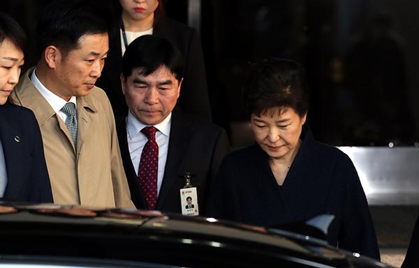 朴槿惠接受讯问超21小时 检方或已查实涉13项