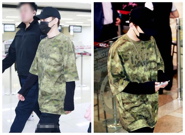 EXO-CBX现身机场飞日本 伯贤黑衣风度翩翩chen低头玩手机【组图】