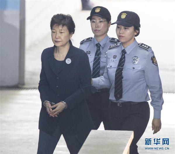 韩国前总统朴槿惠再次出庭受审(组图)