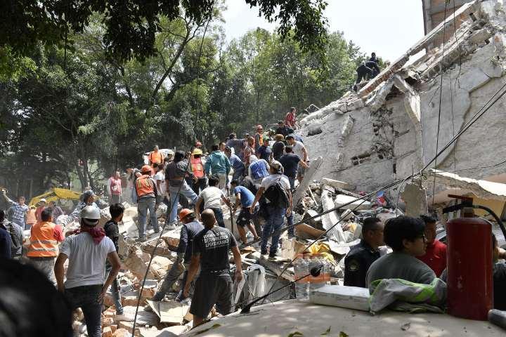 祈祷！墨西哥7.1级地震已造成61人死亡