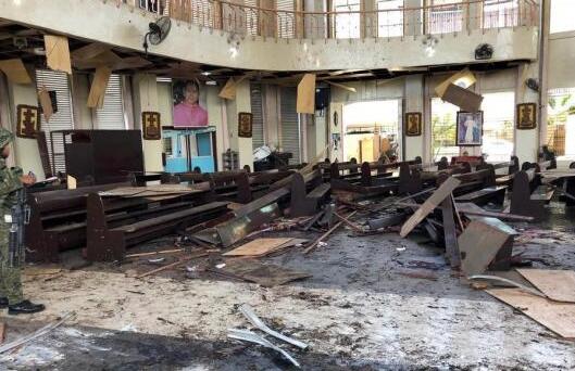 菲律宾苏禄省连环爆炸案已致27人死亡 伊斯兰