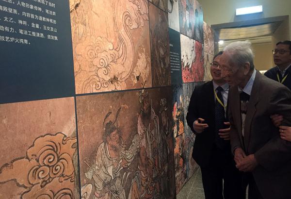 年壁画 华彩重生 山西高平开化寺壁画在北大展