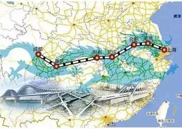 中国“东西大动脉”沿江高铁规划：成都7小时直达上海