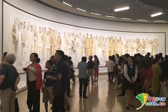 北京市重大历史题材美术作品展开幕 19幅大型绘画再现辉煌历史