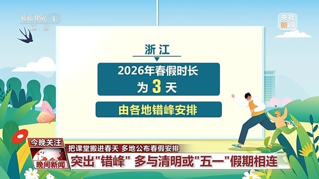 把课堂搬进春天 多地中小学公布春假安排(图2)
