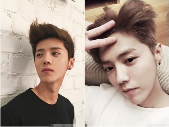 鹿晗留学照曝光