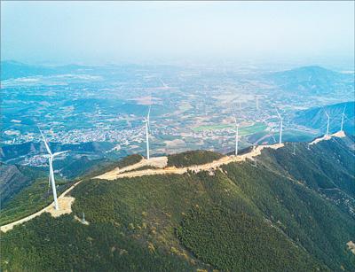 浙北最大低风速 风电场并网发电