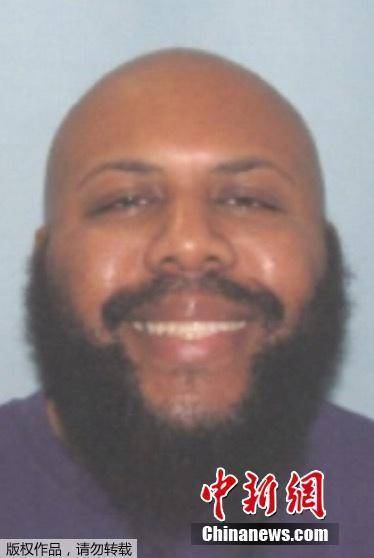 美国直播杀人嫌犯遭追捕后开枪自杀