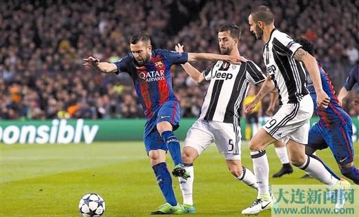 尤文零封巴萨 四强全部产生