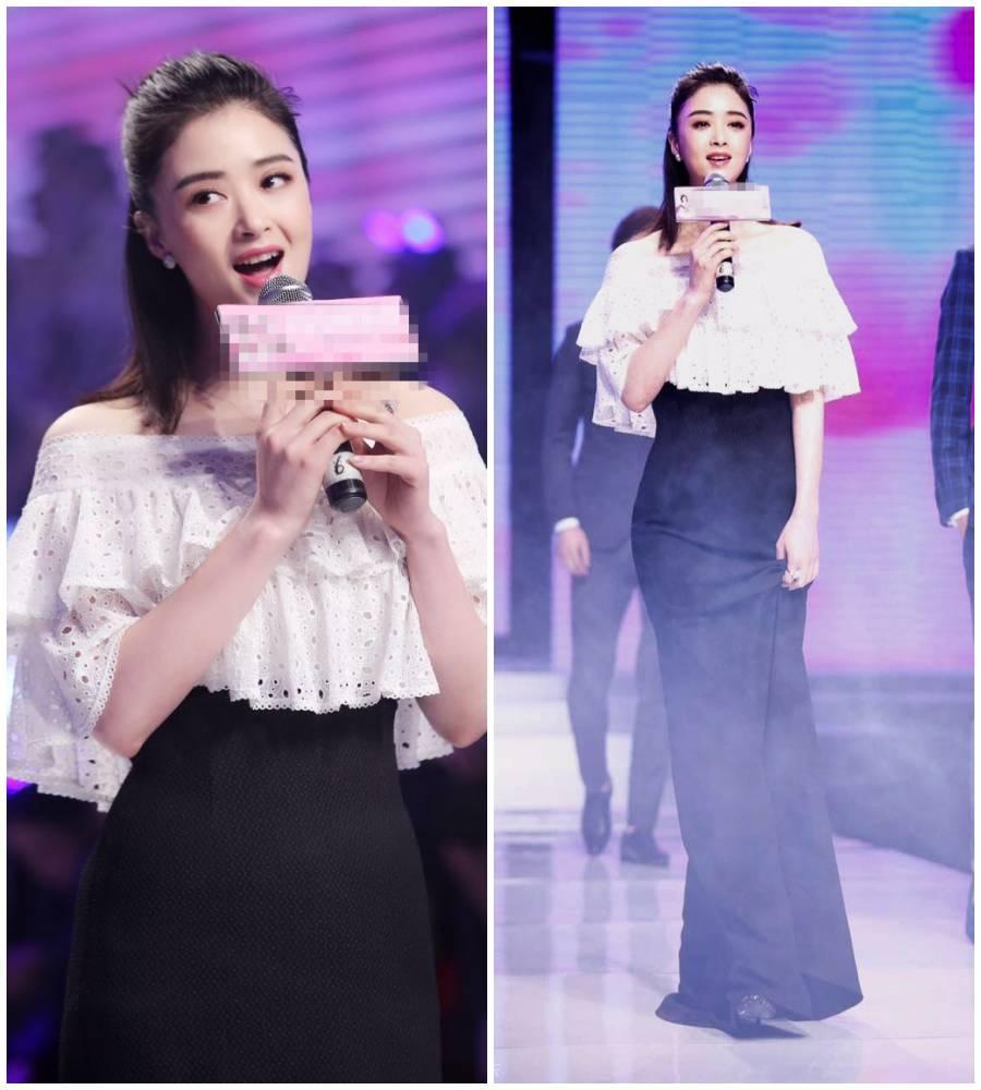 蒋欣戚薇林心如隔空撞衫,胸大最可怕?