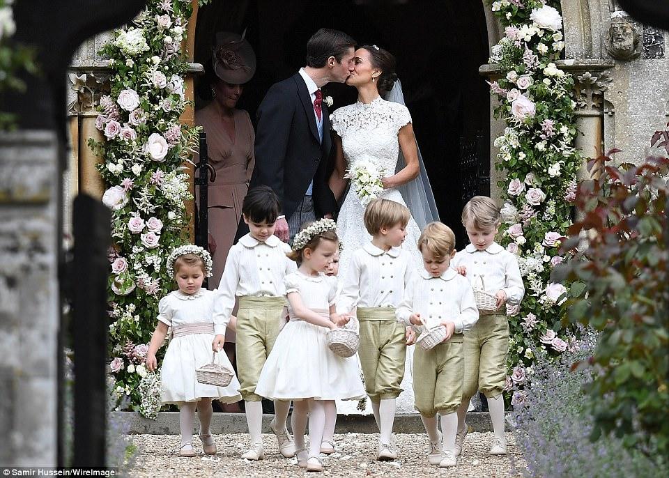 凯特王妃妹妹大婚 英国大半个王室成员来助阵【图】