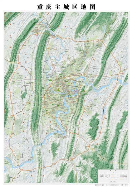 江新区范围完全纳入主城区图幅 从新版地图看