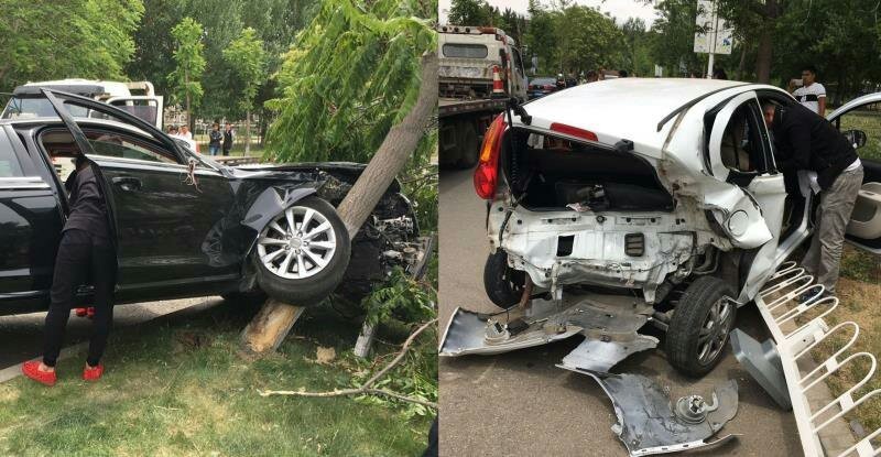 学生开奥迪撞老师 校园内限速20开至50