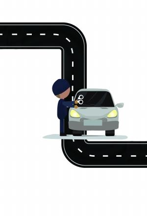 冒充交警敲诈黑车 自认摸透黑车司机心理 冒充交警敲诈黑车 自认摸透黑车司机心理