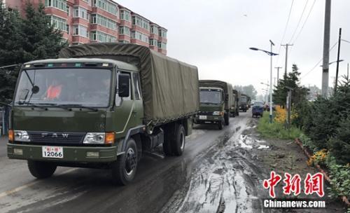 武警黑龙江"第一梯队"200余名官兵将进入尚志市暴雨受灾区