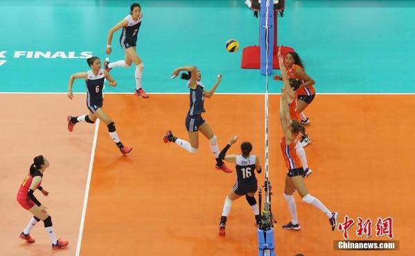 2017世界女排大奖赛总决赛 中国队成功晋级