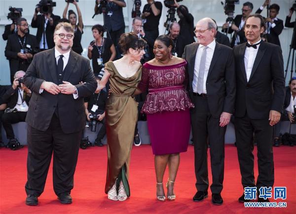 美国影片《水形物语》威尼斯首映