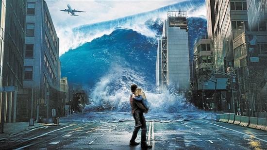 科幻灾难片《全球风暴》花式摧城 海啸来袭特