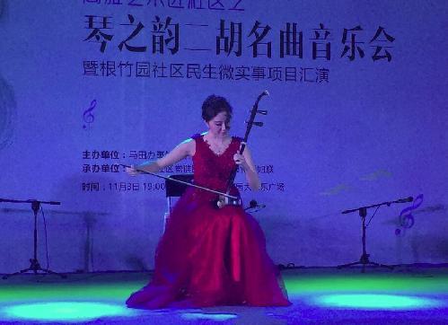 二胡名家浪漫献艺,共谱露天音乐会