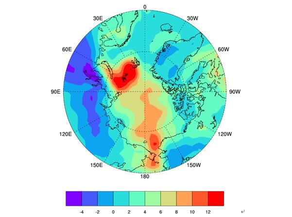 北极气温骤升暖如夏季 我国是否再发霸王级寒潮?