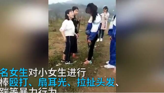 贵州一小学女生遭4名女生殴打 印江教育局及警