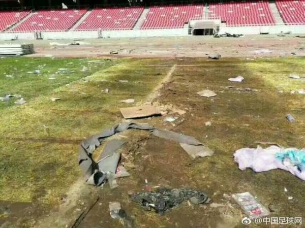 山西体育中心球场草坪恢复原貌 此前因张学友