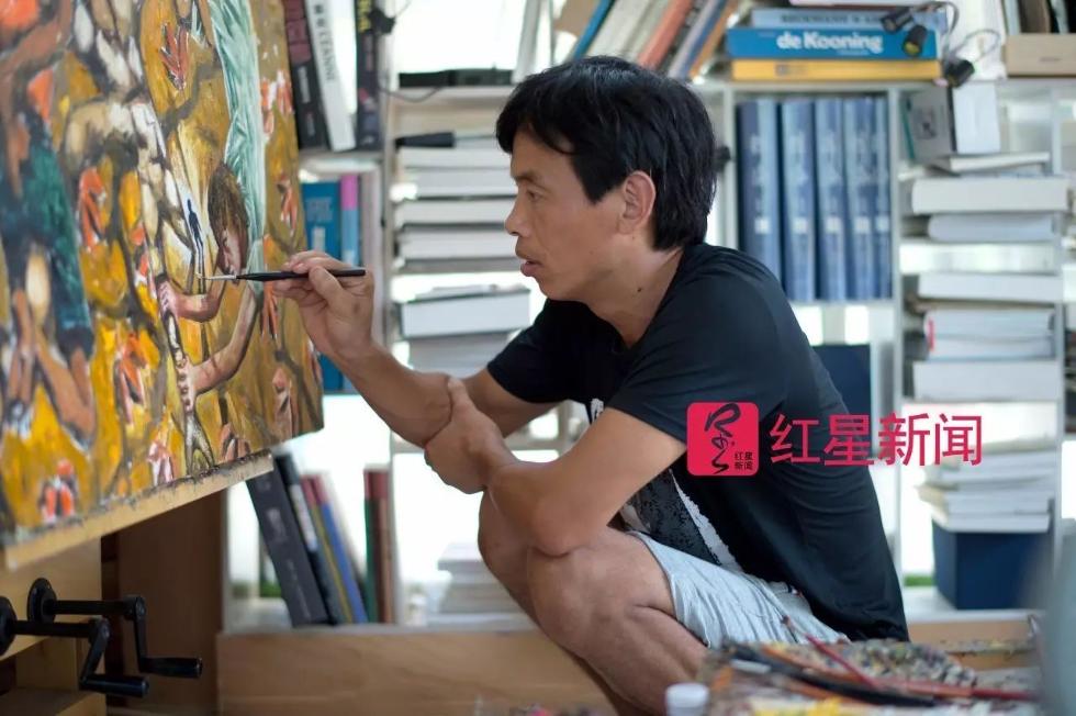 农民画家被称为中国毕加索 最贵一幅画卖到12