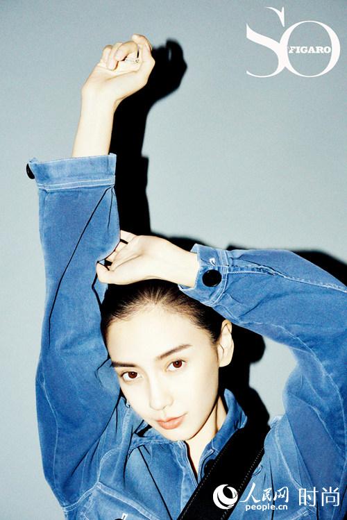 Angelababy时尚大片曝光 玩转复古新潮流【6】