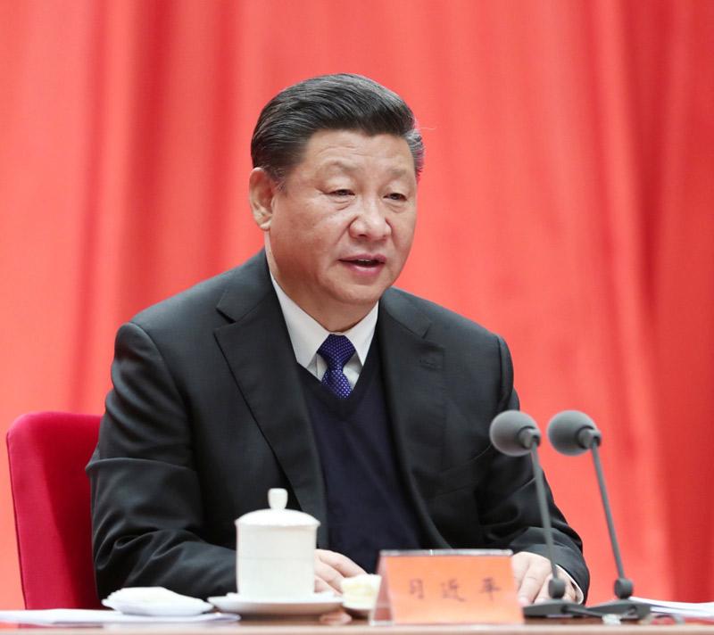 1月11日,中共中央总书记,国家主席,中央军委主席习近平在中国共产党第