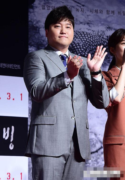 赵震雄宣传新片脸圆似发福李光洙郑素敏现身捧场组图