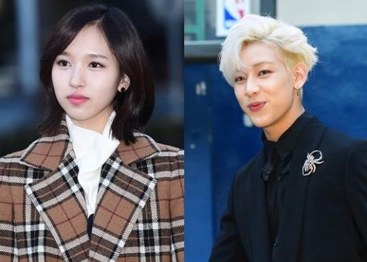 got7成员bambam与twice成员mina恋爱中jyp娱乐否认组图