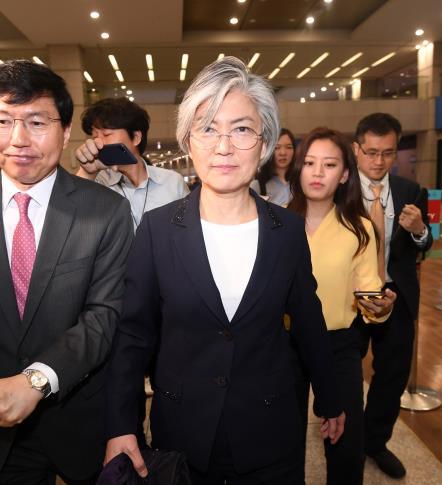 韩外长提名人康京和回国准备人事听证 有望成韩国首