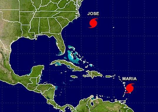 玛利亚升为5级飓风直扑多米尼加时速达160公里