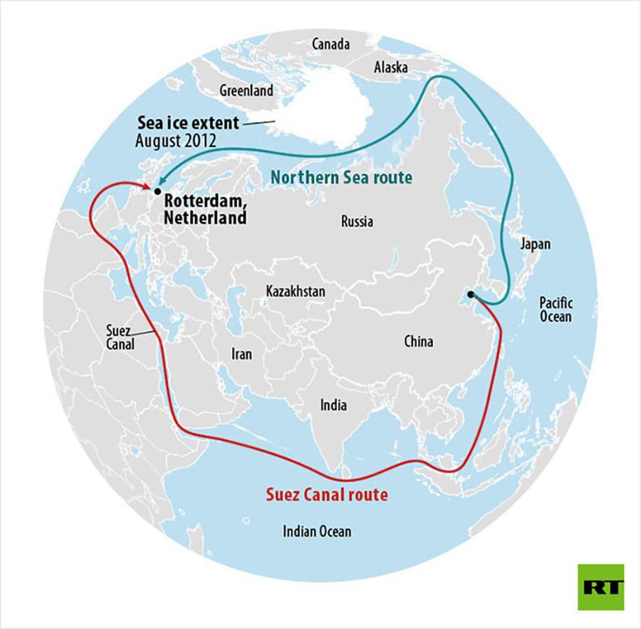 普京称俄船将获北海航线独家运输权不许外船进入