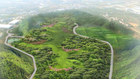 武汉首批建筑弃土消纳场建成废弃矿坑变废为景