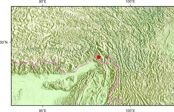 西藏林芝市察隅县发生37级地震震源深度7千米