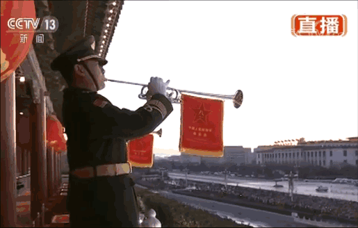 揭秘今日升旗仪式:礼号手为什么站在天安门城楼上演奏?