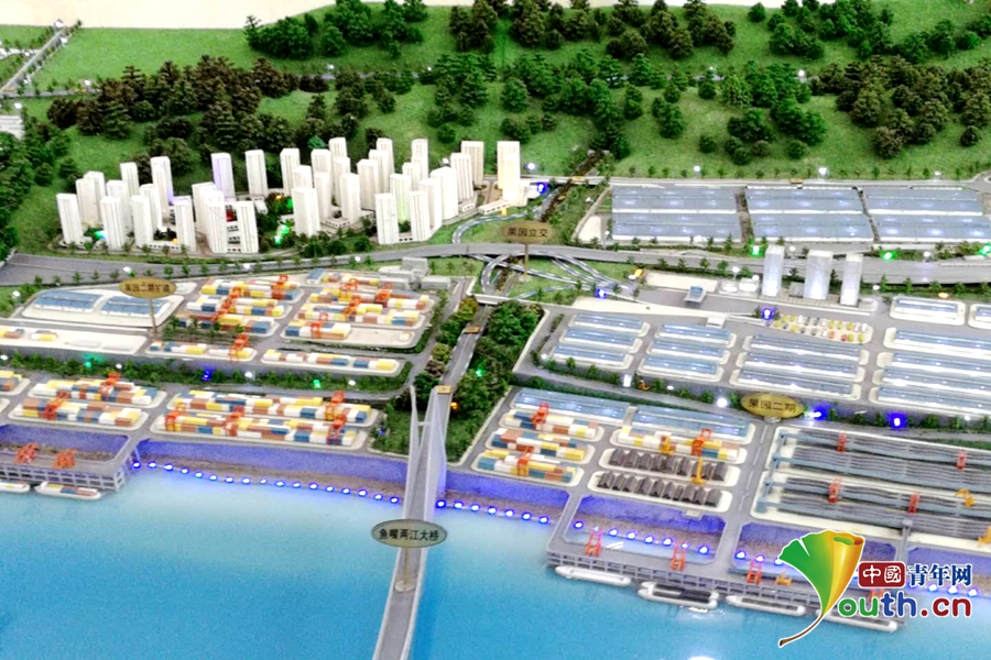 重庆果园港位置图图片