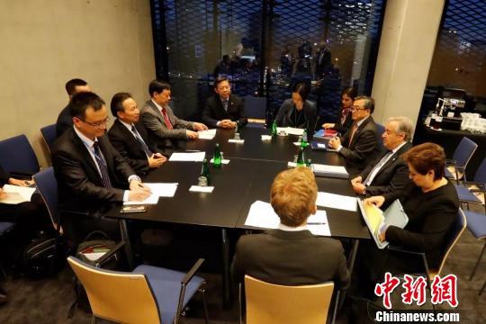 中国生态环境部部长出席联合国气候变化卡托维兹大会领导人峰会