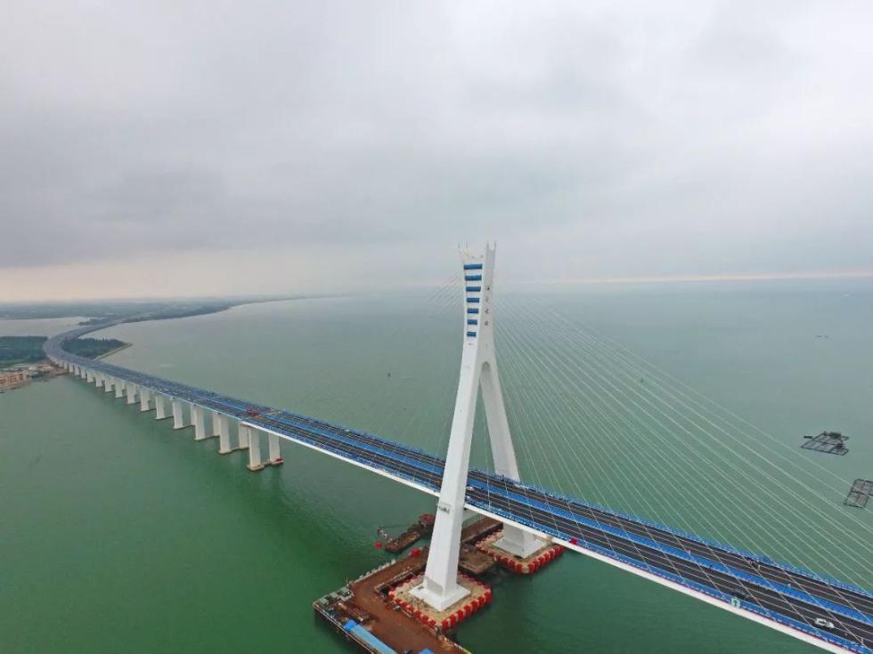 海南最长的桥图片