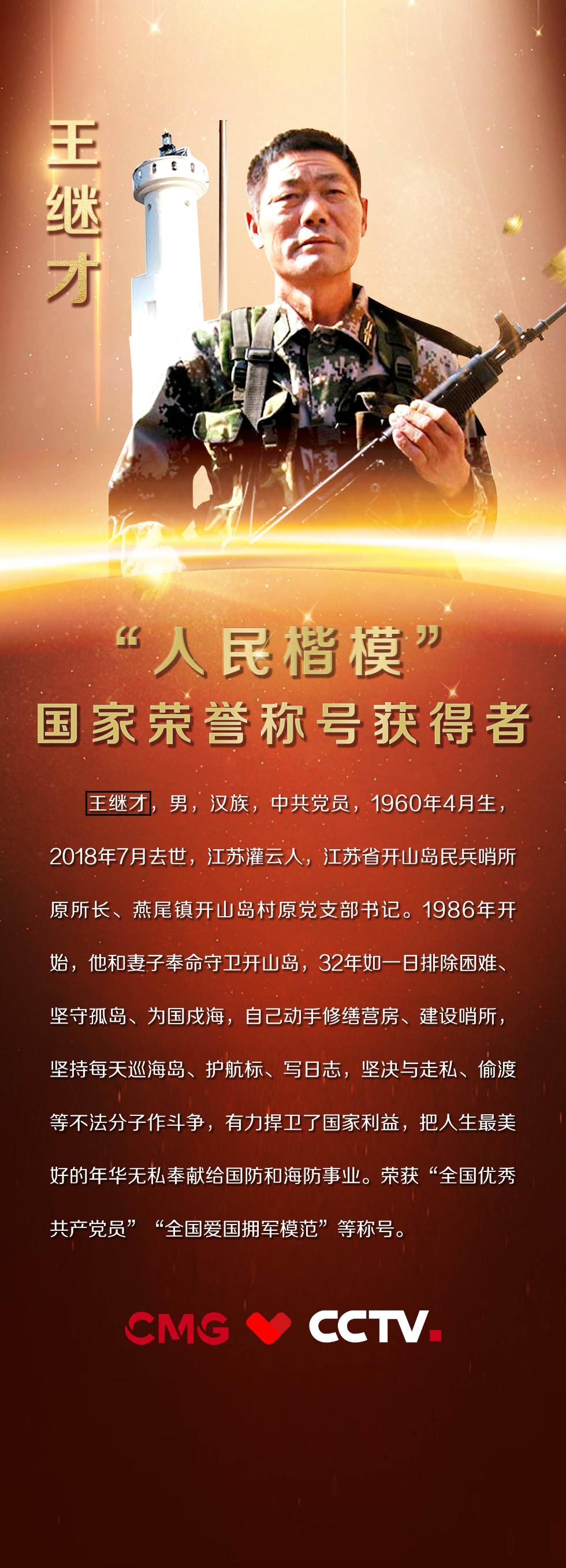 一生守一岛人民楷模王继才