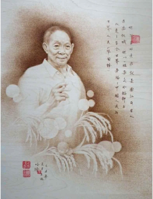 袁隆平绘画肖像图片