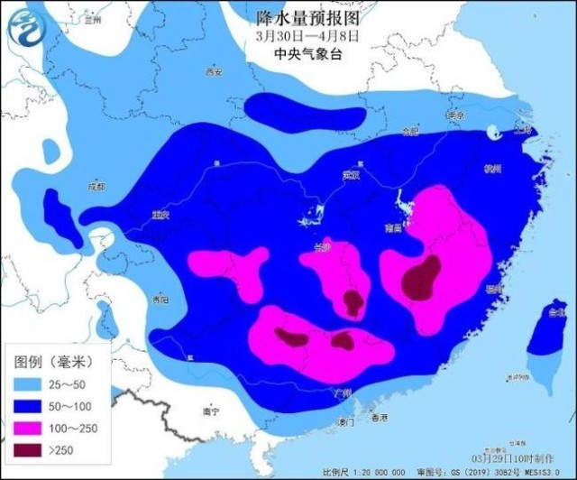 江南华南将进入多雨期 未来十天有三次降水过程