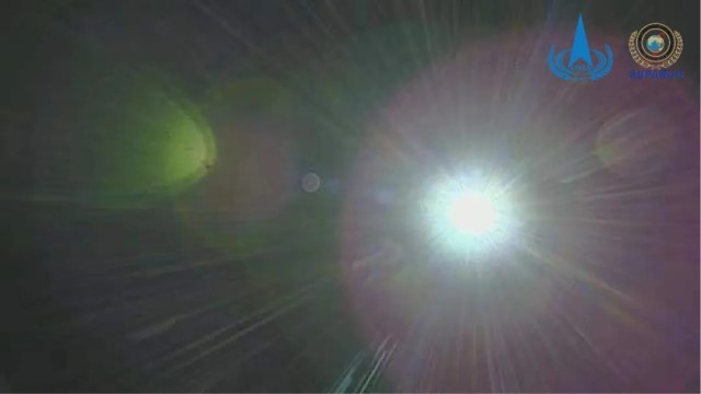 嫦娥六号任务，巴基斯坦卫星拍的月亮和太阳照片来了！
